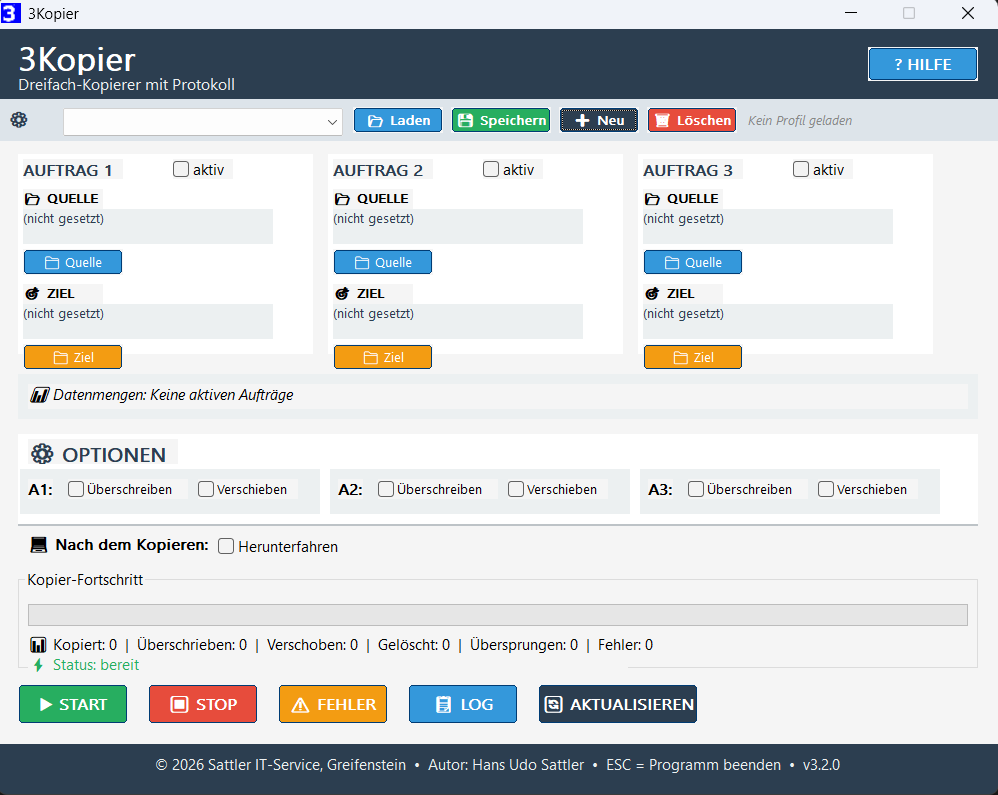 S-IT-3Kopier Hauptfenster